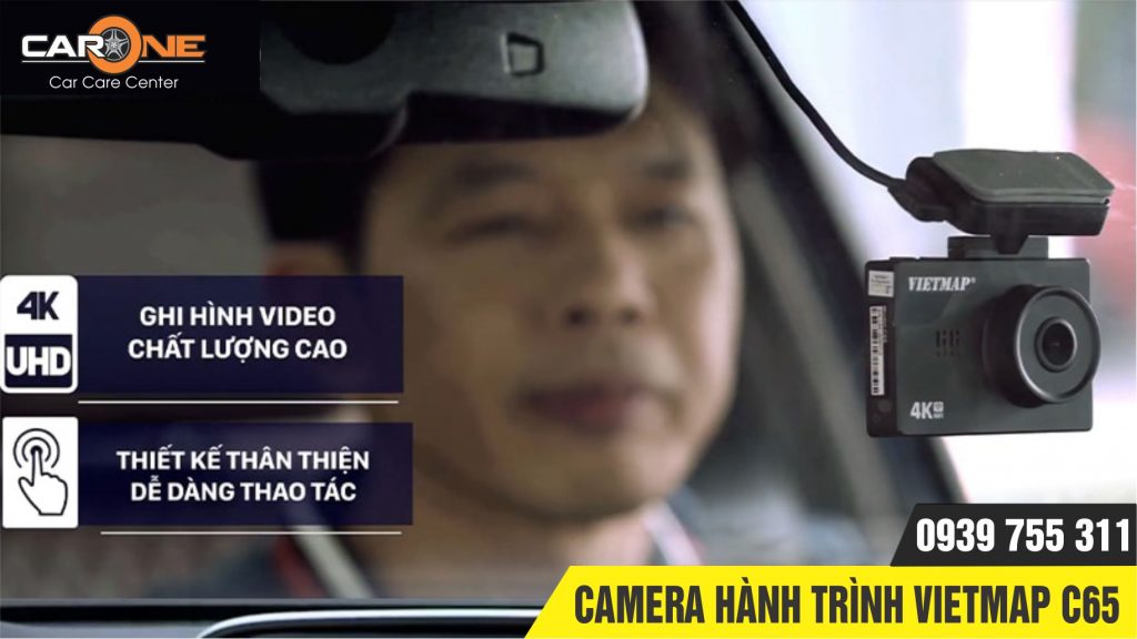 Chất lượng ghi hình camera VietMap C65 Ultra HD 4K