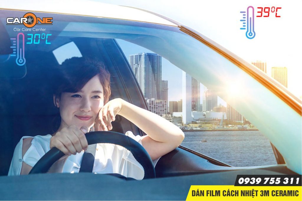 Phim cách nhiệt kính lái đảm bảo tầm nhìn an toàn cho lái xe